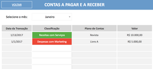 Planilha Google de Fluxo de Caixa