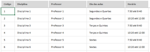 Planilha de Controle de Notas e Presença em Excel 4.0