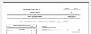 Planilha de Modelo de Recibo de RPA em Excel 4.0