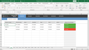 Planilha de Planejamento de Vendas em Excel 4.0