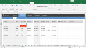 Planilha de Controle de Associados para Sindicatos em Excel 4.0