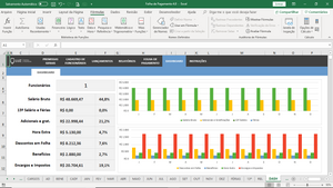 Planilha de Folha de Pagamento em Excel 4.0