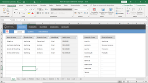 Planilha de Plano de Cargos e Salários em Excel 4.0