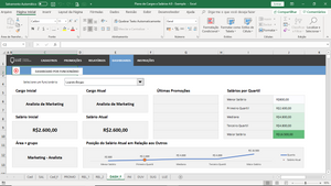 Planilha de Plano de Cargos e Salários em Excel 4.0