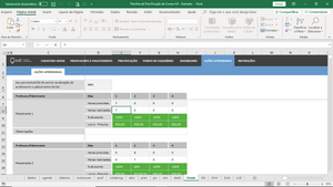 Planilha de Precificação de Cursos em Excel 4.0