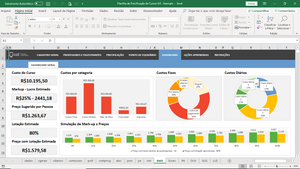 Planilha de Precificação de Cursos em Excel 4.0