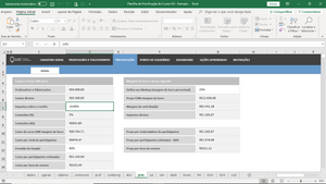 Planilha de Precificação de Cursos em Excel 4.0
